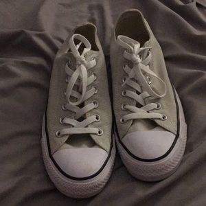 Light Grey Low Top Converse